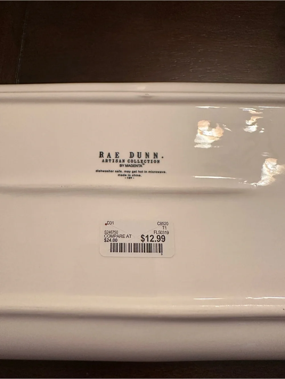 Rae Dunn HIP HOP Easter Ceramic Serving Tray